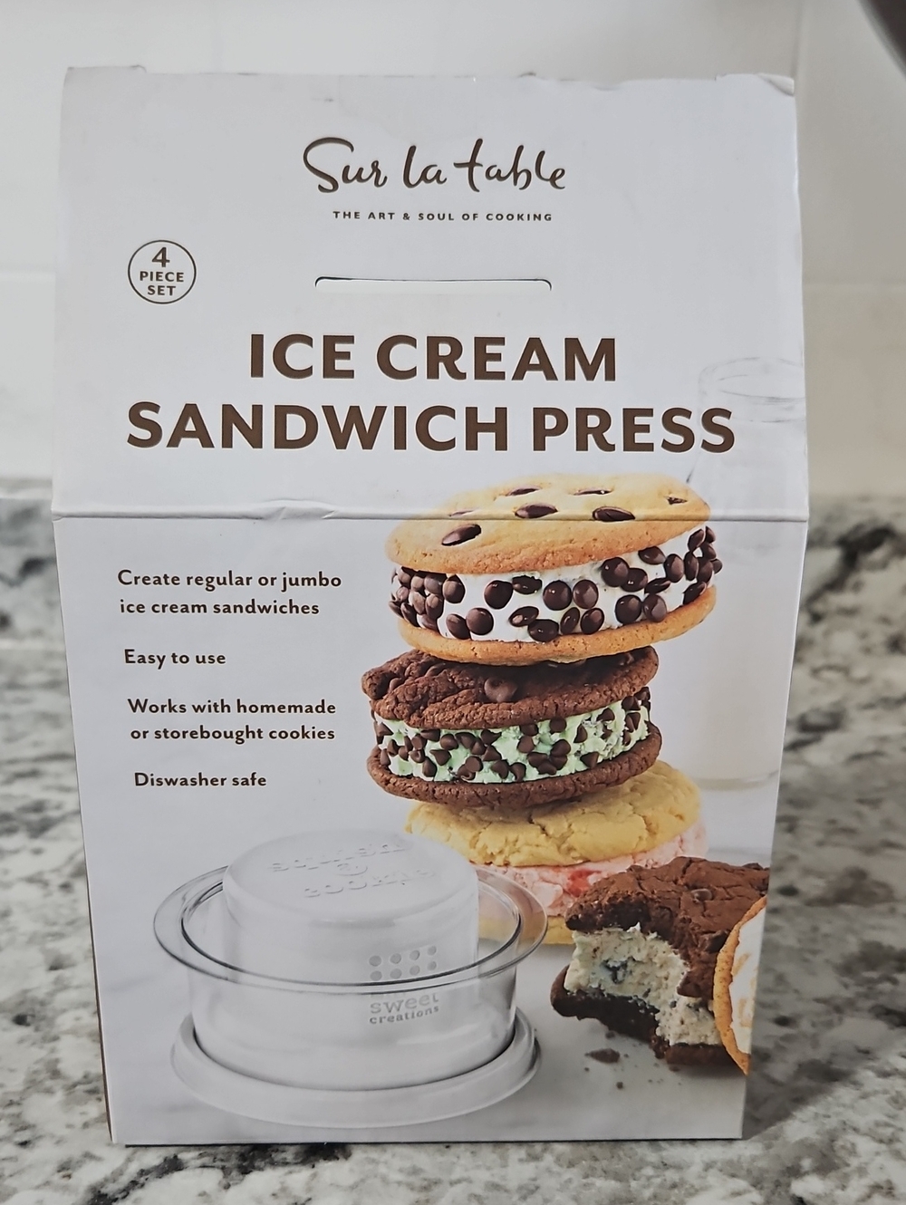 Sur La Table Ice Cream Sandwich Press NWOT